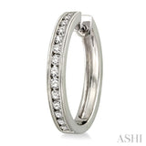 DIAMOND HOOP EARRINGS