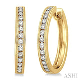 DIAMOND HOOP EARRINGS