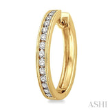DIAMOND HOOP EARRINGS