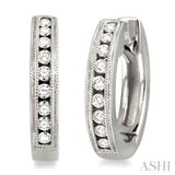 DIAMOND HOOP EARRINGS