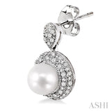 GEMSTONE & DIAMOND EARRINGS