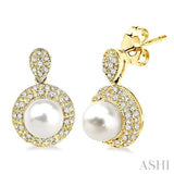 GEMSTONE & DIAMOND EARRINGS