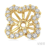 FLOWER SHAPE DIAMOND EARRINGS JACKET