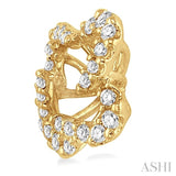 FLOWER SHAPE DIAMOND EARRINGS JACKET