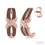 CHAMPAGNE DIAMOND EARRINGS