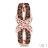 CHAMPAGNE DIAMOND EARRINGS