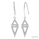 TRIANGLE DIAMOND EARRINGS