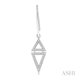 TRIANGLE DIAMOND EARRINGS