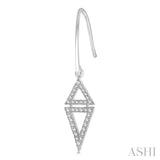 TRIANGLE DIAMOND EARRINGS
