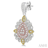 PEAR SHAPE DIAMOND EARRINGS