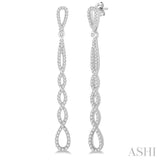 DIAMOND FASHION LONG EARRINGS