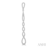 DIAMOND FASHION LONG EARRINGS