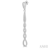 DIAMOND FASHION LONG EARRINGS