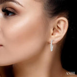 DIAMOND HOOP EARRINGS