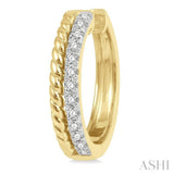 DIAMOND HOOP EARRINGS