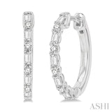 DIAMOND HOOP EARRINGS
