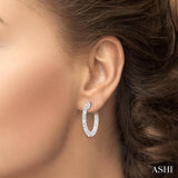 DIAMOND HOOP EARRINGS