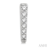 DIAMOND VERTICAL BAR EARRINGS