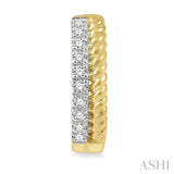 DIAMOND BEAD HUGGIES EARRINGS
