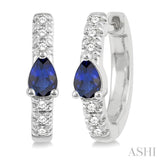 GEMSTONE & DIAMOND EARRINGS