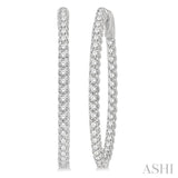 DIAMOND HOOP EARRINGS