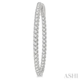 DIAMOND HOOP EARRINGS
