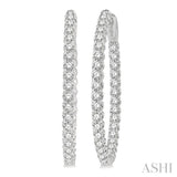 DIAMOND HOOP EARRINGS