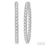 DIAMOND HOOP EARRINGS