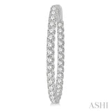 DIAMOND HOOP EARRINGS