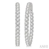 DIAMOND HOOP EARRINGS