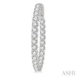 DIAMOND HOOP EARRINGS
