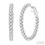 DIAMOND HOOP EARRINGS