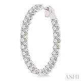 DIAMOND HOOP EARRINGS