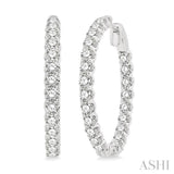 DIAMOND HOOP EARRINGS