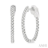 DIAMOND HOOP EARRINGS