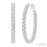 DIAMOND HOOP EARRINGS