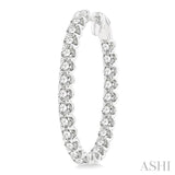 DIAMOND HOOP EARRINGS