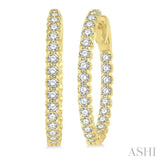 DIAMOND HOOP EARRINGS