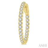 DIAMOND HOOP EARRINGS