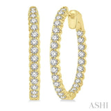DIAMOND HOOP EARRINGS