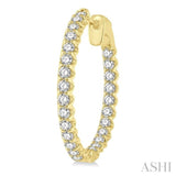 DIAMOND HOOP EARRINGS