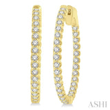 DIAMOND HOOP EARRINGS