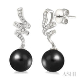 GEMSTONE & DIAMOND EARRINGS