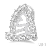 TRIANGLE SHAPE DIAMOND EARRINGS JACKET
