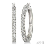 DIAMOND HOOP EARRINGS