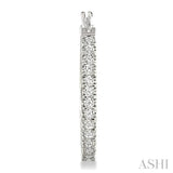 DIAMOND HOOP EARRINGS