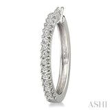 DIAMOND HOOP EARRINGS