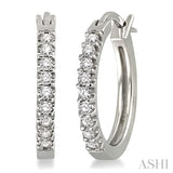DIAMOND HOOP EARRINGS