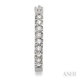 DIAMOND HOOP EARRINGS