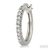 DIAMOND HOOP EARRINGS